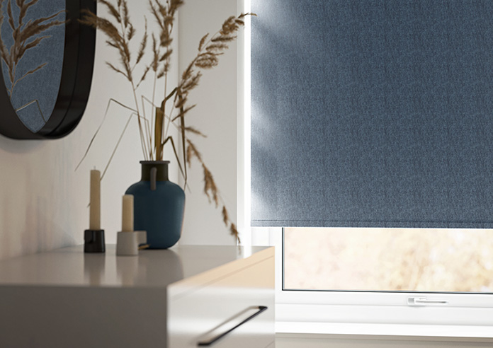 Juno (Blackout), Highland Blue - Twist&Fit Roller Blind - Image 5